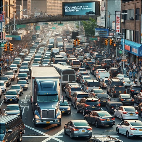 How Urban Traffic Jams Contribute to a 30% Increase in Truck Accidents in NJ