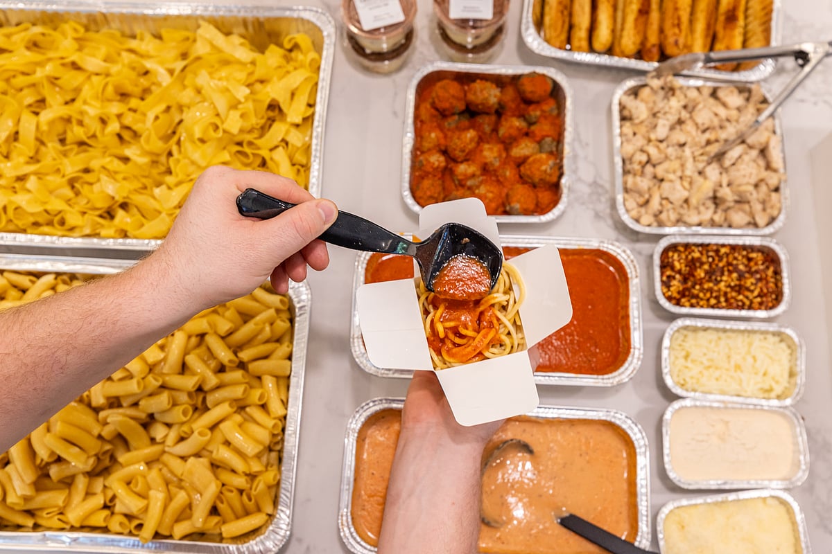 Pasta Carry In Experience Authentic Italian Pasta at DalMoros Fresh Pasta to Go