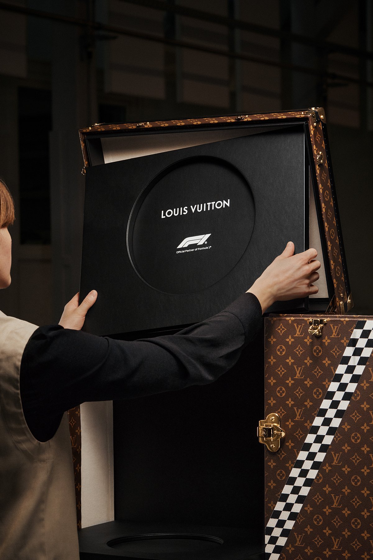 Louis Vuitton Unveils Bespoke Trophy Trunk for F1's 75th Anniversary