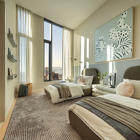 View of Luxury Spotlight: Inside the $19.5M Olympia DUMBO Penthouse