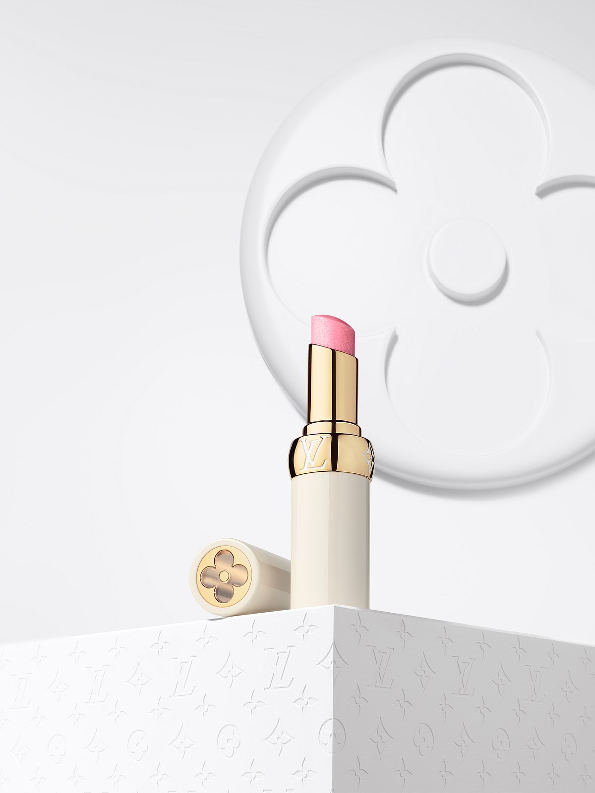 口紅 LOUIS VUITTON LV BAUME 030 Tender Bliss LV Baume - 潤唇膏補充裝- 粉紅色名牌潤唇膏補充裝- LLB012