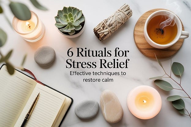 6 Rituals to Relieve Stress and Restore Calm Effectively