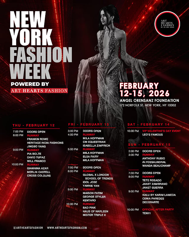 Art Hearts Fashion Revitalizes New York Fashion Week with Global Flair