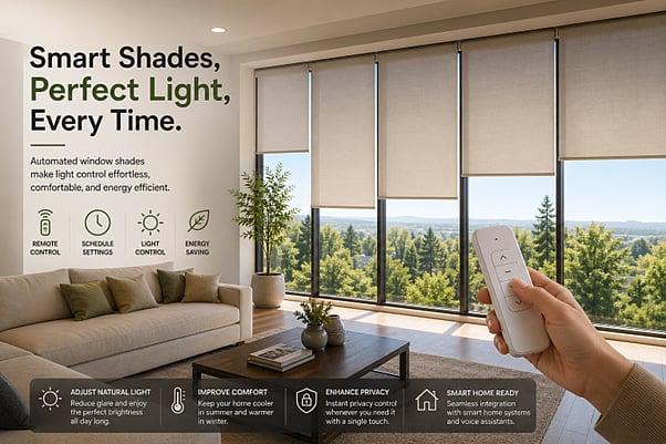 Window Controls Automation Automated Window Shades: Easy Smart Light Control, Energy Savings and ...