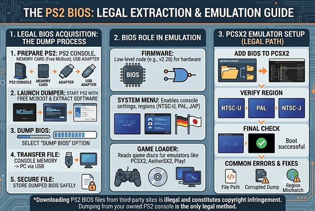 P2 Guide PS2 BIOS Download: Legal Guide for PCSX2 Emulation