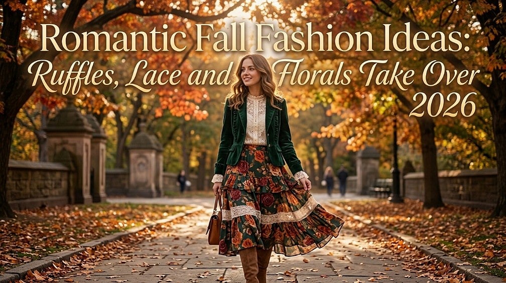 Romantic Fall 2026 Fashion: Ruffles, Lace & Florals