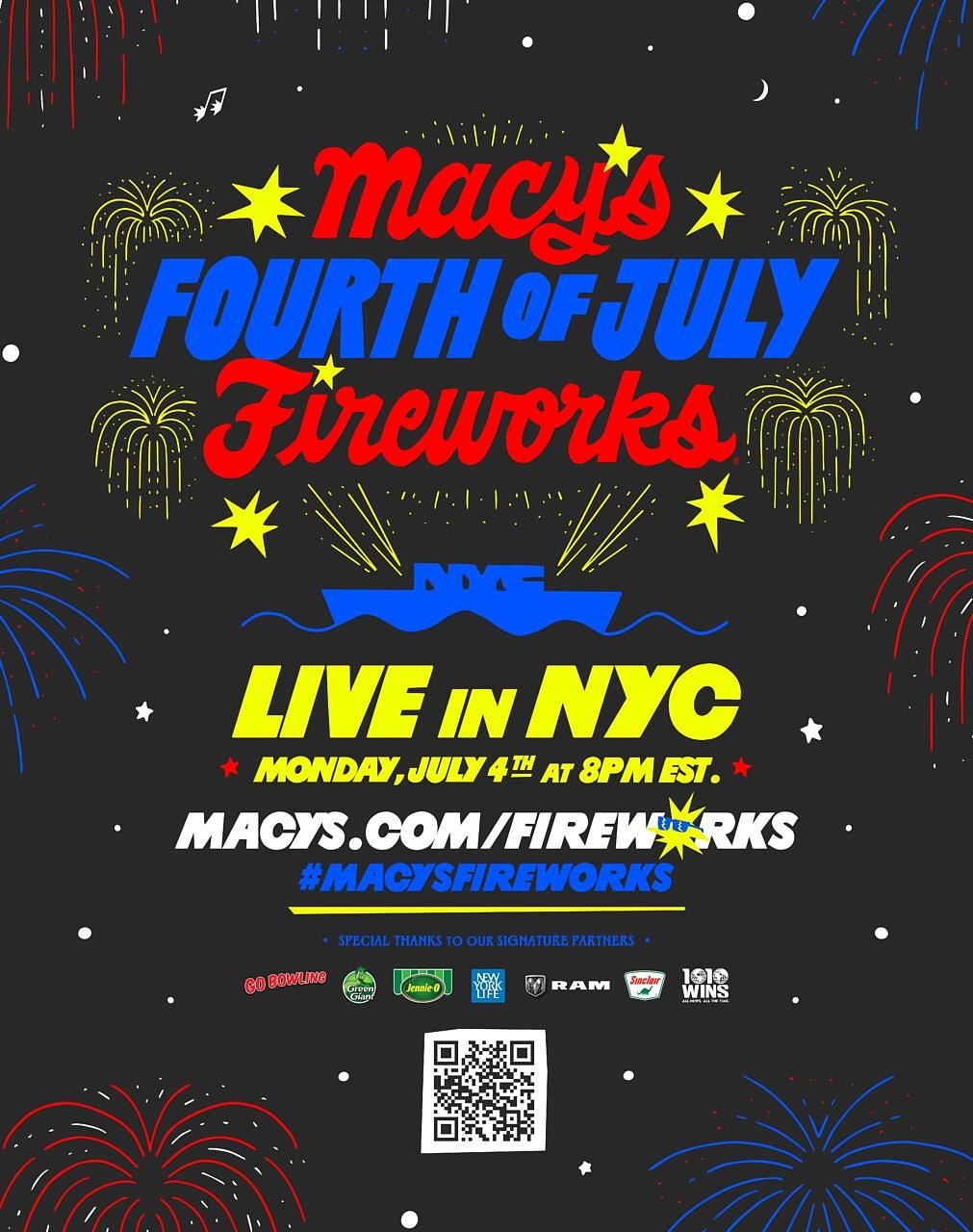 Macy’s 4th of July Fireworks Celebration Ignites the Night in New York City