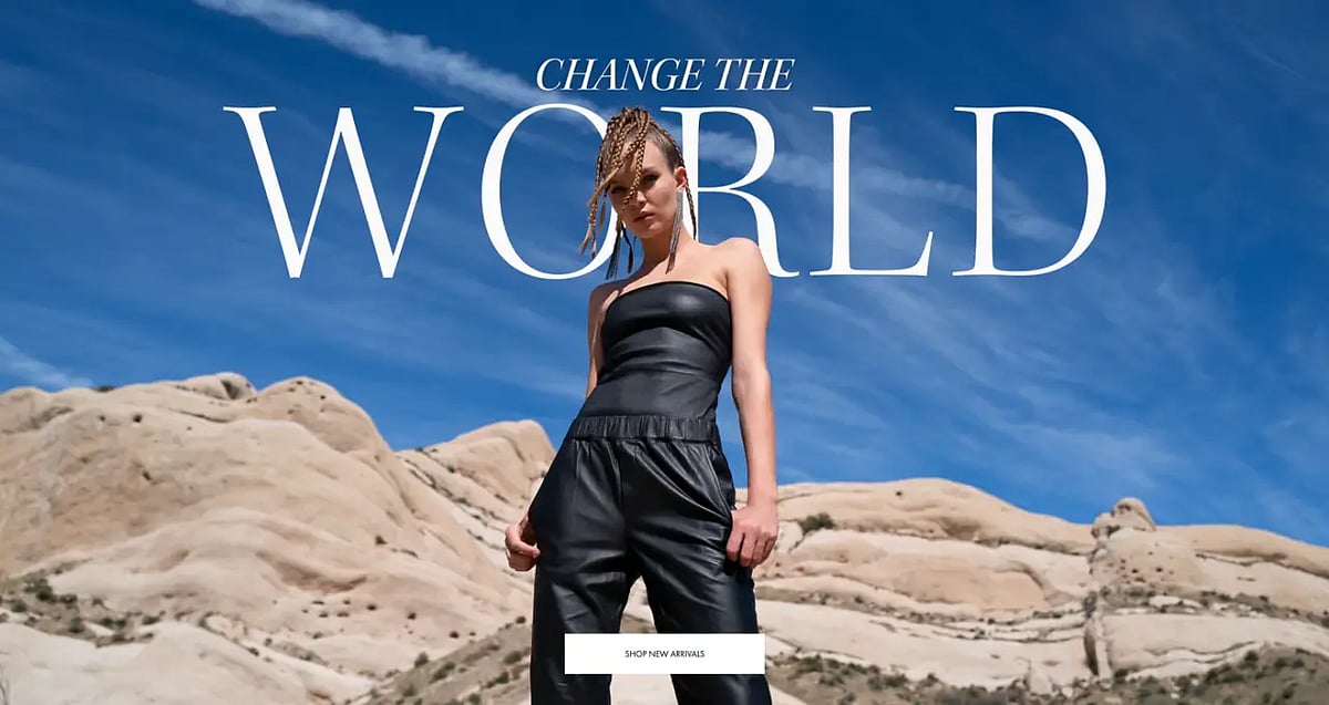 As by DF Launches F/w 2022 Sustainable Leather Collection Modeled