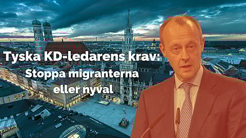 Tyska KD-toppen: Stoppa migranterna eller få ett nyval