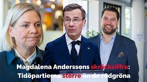Magdalena Anderssons mardröm: Nu är Tidöpartierna större än de rödgröna