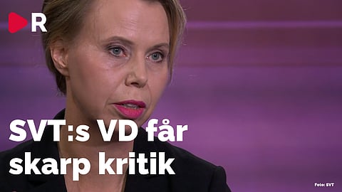 Gjorde SVT:s VD Anne Lagercrantz bort sig i 30 minuter?