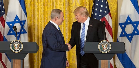 Benjamin Netanyahu och Donald Trump