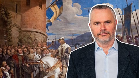 Gustav Vasas intåg i Stockholm 1523, av Gustav Johan Sandberg