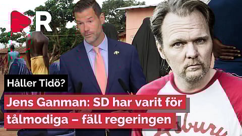 Jens Ganman: "Sverigedemokraterna fungerar som en dörrmatta åt regeringen"

