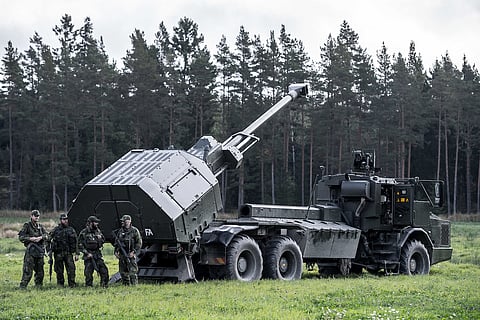 Bilder från militärövningen Aurora 17.