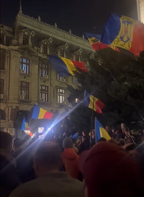 Protester i Rumänien efter att valvinnare förbjudits delta i presidentvalet – anklagas för samarbete med Ryssland