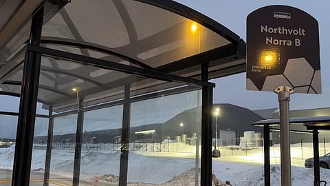 Personalen på Northvolt i Skellefteå har uppmanats att fortsätta jobba.