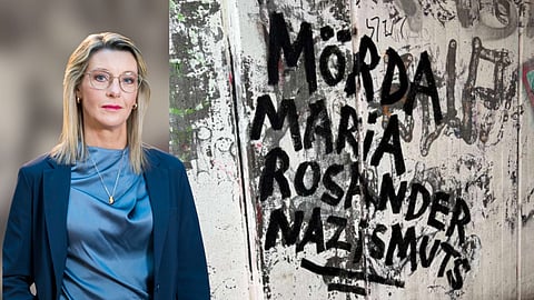 Dödshotet upptäcktes i Uppsala under fredagen.