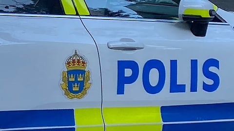 Polisen larmades klockan 13.17 på tisdagen.