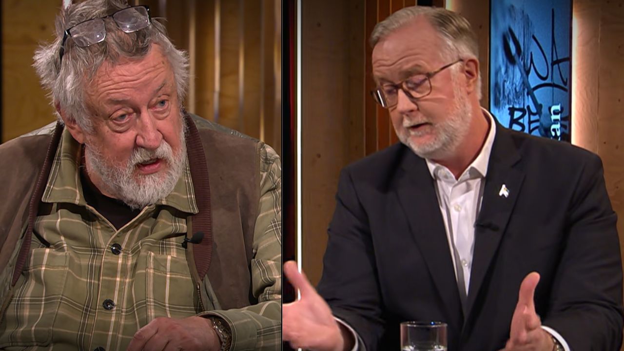 Leif GW Persson och Johan Pehrson (L).