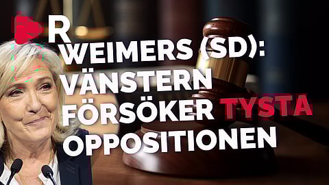 Charlie Weimers (SD) om domen mot Le Pen: ”Ett angrepp på demokratin i Europa”

