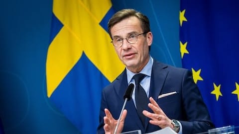 Kristersson deltar i hemlighetsfullt maktmöte i Stockholm