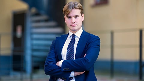 Dexter Krokstedt, vice ordförande för Sverigedemokraternas ungdomsförbund Ungsvenskarna.