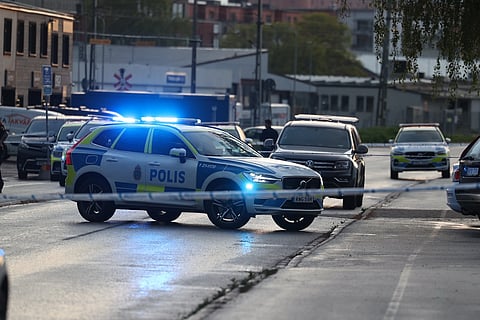 En skottskadad i Uppsala: "Stor polisinsats"