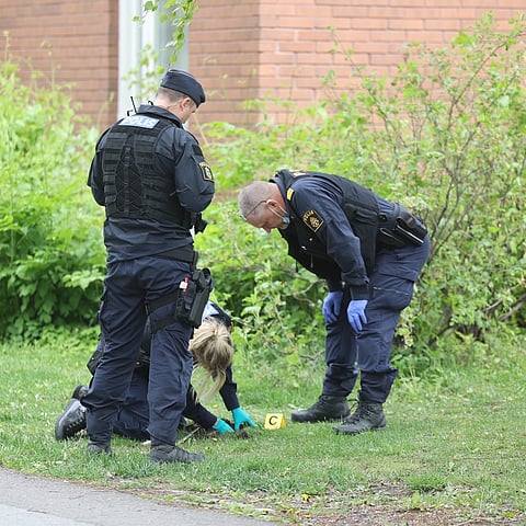 Polisen sköt knivman i Uppsala