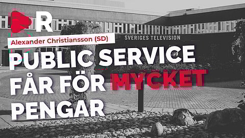  SD:s Alexander Christiansson: Public service måste bli smalare, opartiskare – och granskas hårdare

