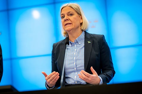 Socialdemokraternas partiordförande Magdalena Andersson.