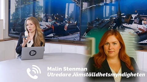 Daniella ringer upp Malin Stenman, Jämställdhetsmyndighetens utredare