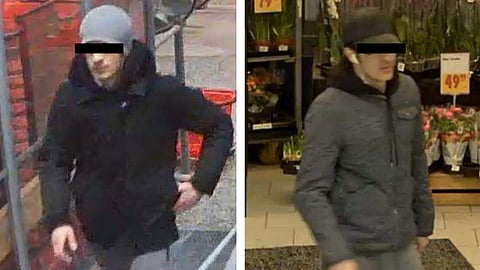 En av de misstänkta förnedringsrånarna: en 24-åring bosatt i Karlshamn. Bilderna är från ett tidigare fall då gärningsmannen dömdes för ringa bedrägeri och stöld.