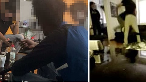 De tre som åtalats för misshandeln den 9 februari