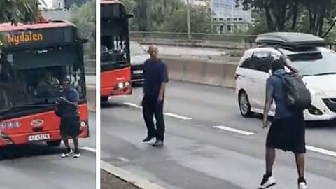 Busspassagerare tröttnade – släpade bort störig elsparkcyklist och slängde cykeln: "Ny trend"