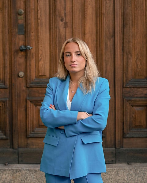 Denise Westerberg, ordförande för Sverigedemokraternas ungdomsförbund Ungsvenskarna. 