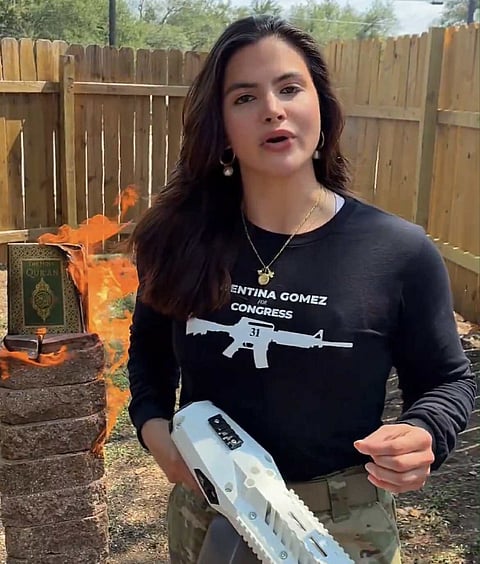 Republikanen Valentina Gomez: ”Jag kommer att utplåna islam” 