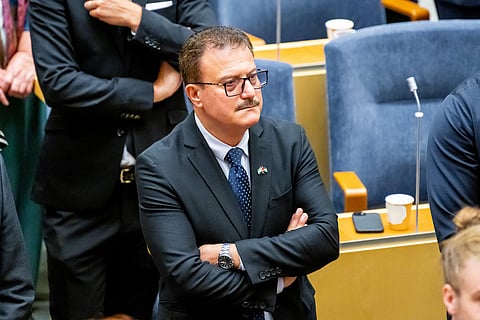 Jamal El-Haj, numera vilde i riksdagen.