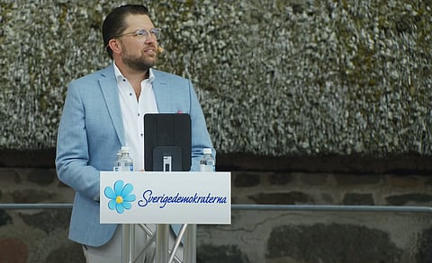 Jimmie Åkesson håller sommartal: "Sverige är svenskarnas land"