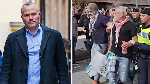 Åkessons sommartal avbröts av Palestinaaktivister: "Ett försök att sabba demokratin"
