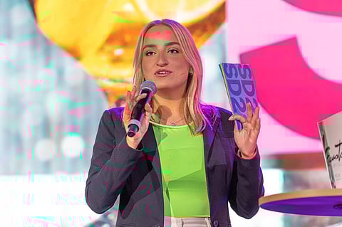 Denice Westerberg, förbundsordförande för Ungsvenskarna.