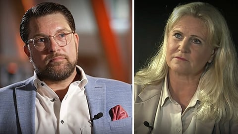 Åkesson markerar mot Hamas i SVT-intervju