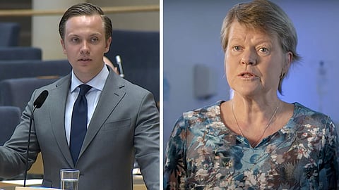 Tobias Andersson (SD) och Ulla Andersson, oppositionsregionråd