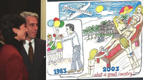 Jeffrey Epstein och hans kumpan Ghislaine Maxwell