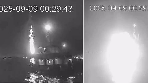 Greta Thunberg på båt som uppges träffats av drönare utanför Tunisien