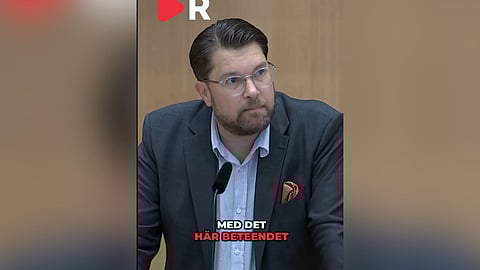 Jimmie Åkesson (SD): Väldigt många i riksdagen har blundat för våldet