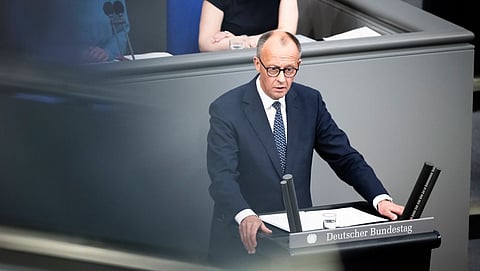 Tysklands regeringschef – förbundskansler Friedrich Merz.