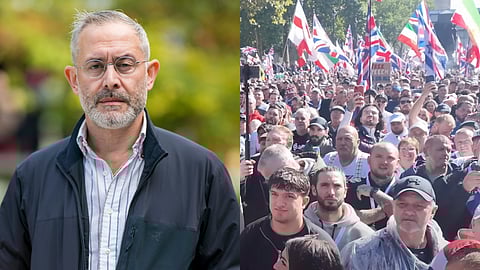 Aron Flam om massdemonstrationen i London: "Media ljuger som hästar travar"