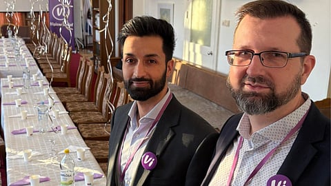 Adel Sadat och Sead Busuladzic.