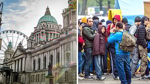 Nordirlands huvudstad Belfasts stadshus.